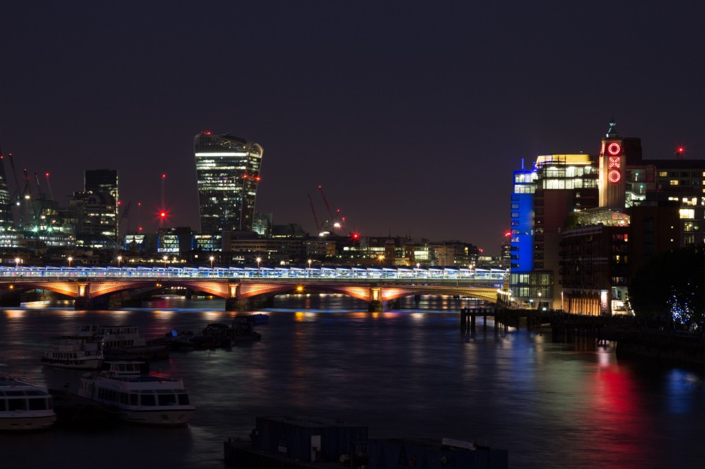 London skyline, May 2015 This is the only photo in this post taken with a digital camera.